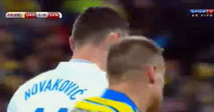 Novakovic Incredible Miss | Ukraine vs Slovenia 14.11.2015