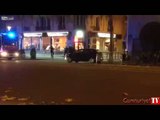 Paris polisi ile teröristler arasındaki çatışma anı kamerada