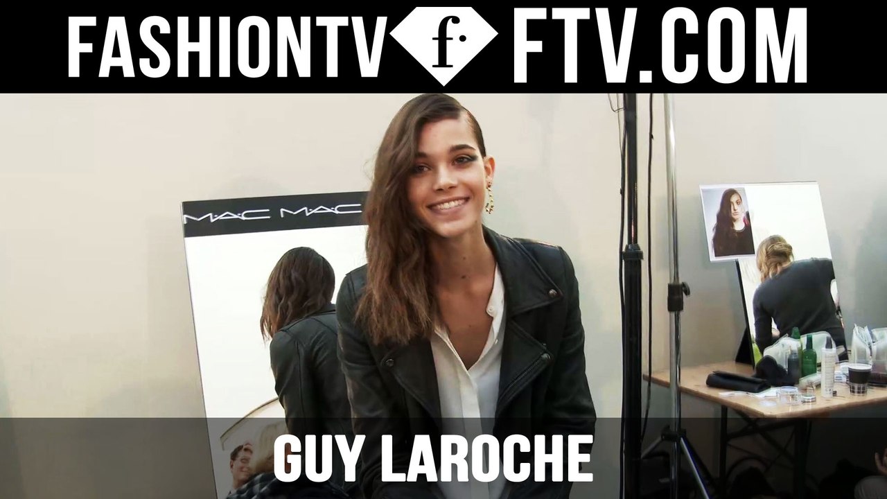 Hairstyle at Guy Laroche  Spring 2016 Paris Fashion Week | PFW | FTV.com