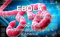 Il Virus Ebola è un Brevetto degli Stati Uniti -Guarda le prove e CONDIVIDI