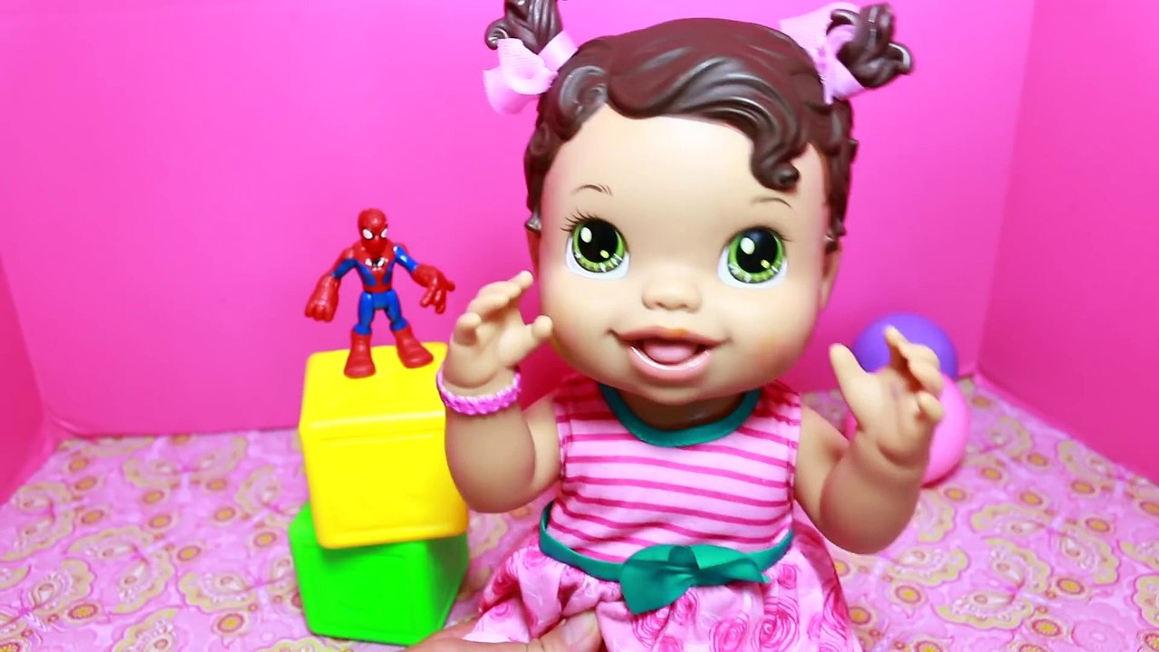 Baby Alive Baby Monitor P2 SCARY Baby Doll Spiderman Toys Surprise Mystery Baby Alive Story Video