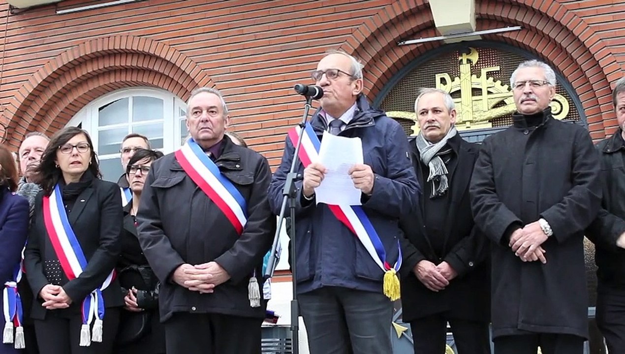 Marly  : 350 personnes rassemblées en hommage aux victimes des attentats