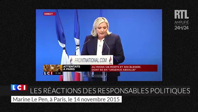 Attentats à Paris : Quand Sarkozy, Le Pen, Cambadélis, Hidalgo réagissent
