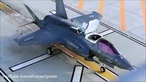 AWESOME SOUND US Air Force F 35 Stealth Aircraft VTOL Landing