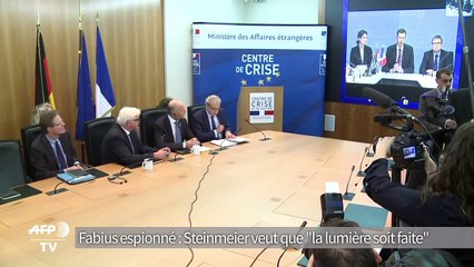 Fabius espionné : Steinmeier veut que "la lumière soit faite"