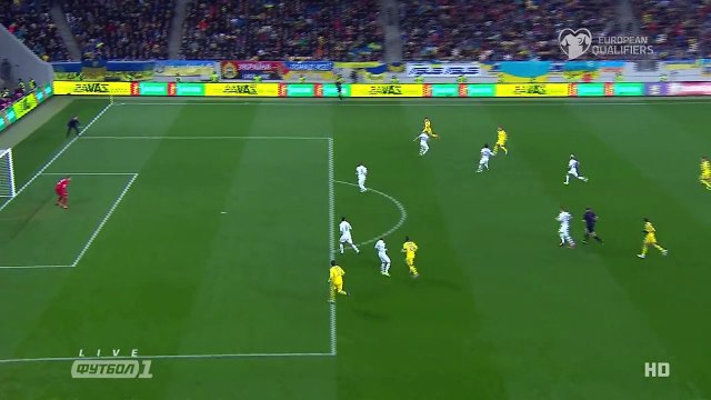 Yevhen Seleznyov Goal - Ukraine 2 - 0 Slovenia - Euro - Qualification - 14/11/2015