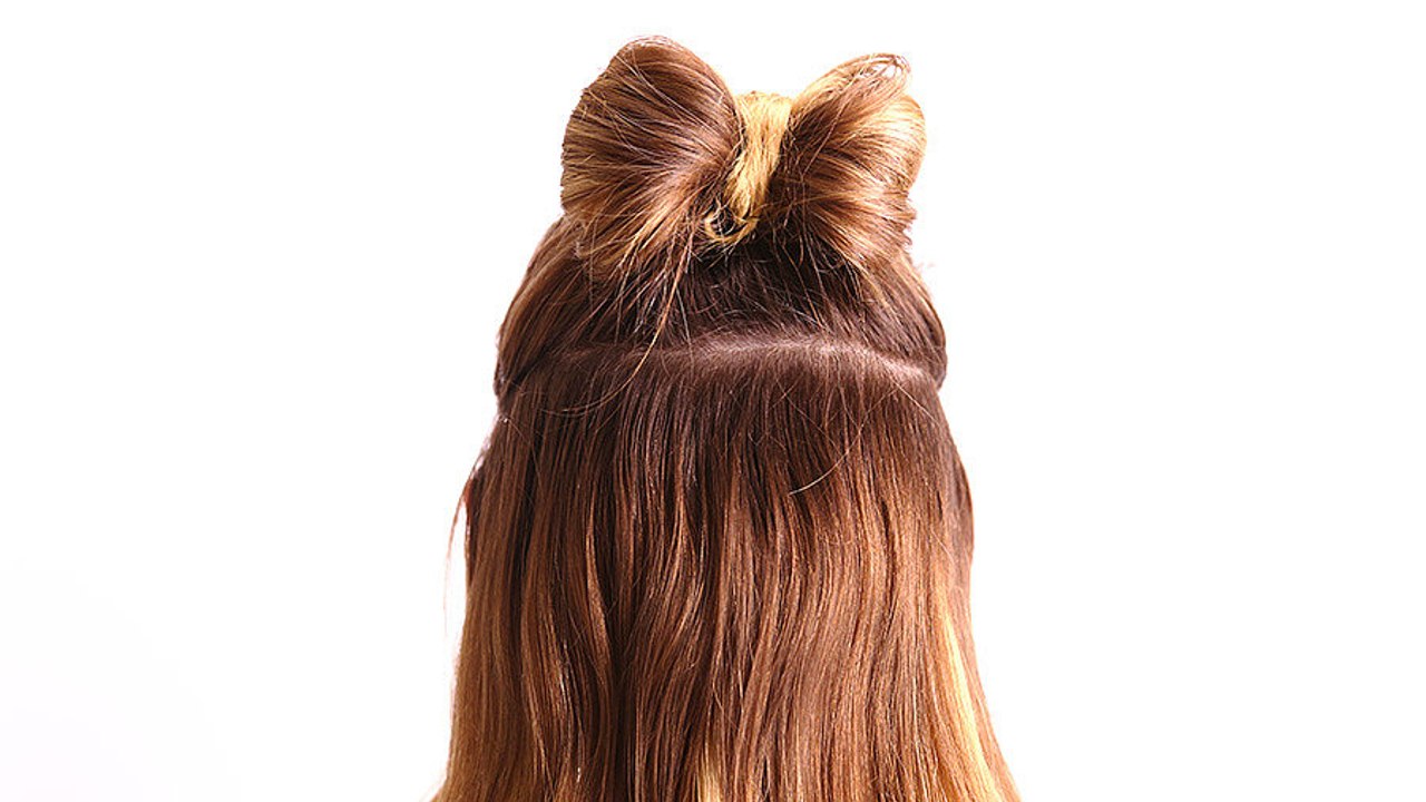 Create a Holiday Hair Bow in 2 Minutes Flat