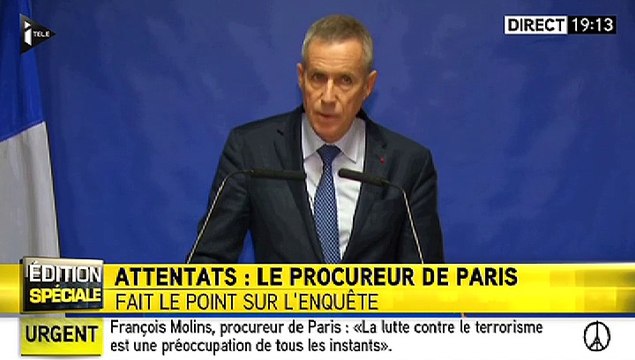 Attaques à Paris : le procureur de la République retrace l'intégralité des événements