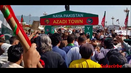 Chairman IMRAN KHAN - Inside the container PTI Azadi March Dharna FULL documentary , HD