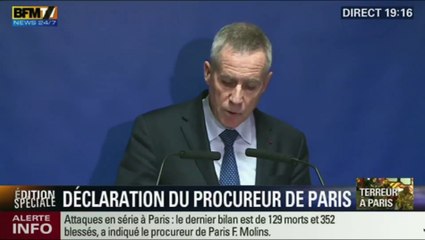 Le déroulé des attentats expliqué par le procureur de Paris