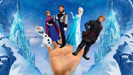 Frozen Songs Finger Family Nursery Rhymes For Children _ Frozen Cartoon Finger Family Rhymes