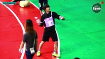 [SUB ESPAÑOL][BANGTAN BOMB] Cheerleader jin with ARMY Bomb