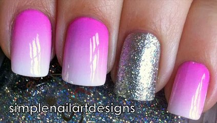Halloween Skull Nail Art Tutorial Ombre Nail Art Tutorial Using Acrylic Paint