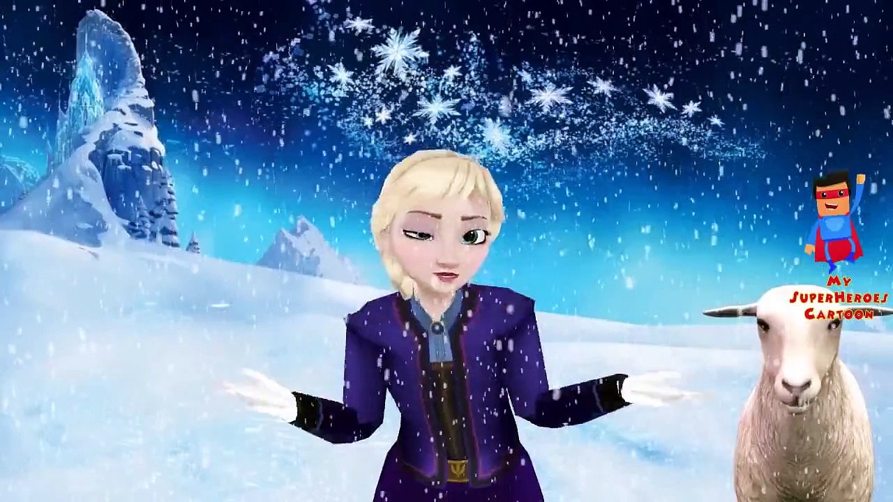 Frozen Songs Mary Had A Little Lamb Nursery Rhyme Cartoon 3D Animated Frozen Children Nurs
