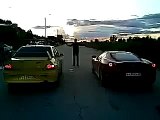 Mitsubishi Lancer Evo vs Ferrari