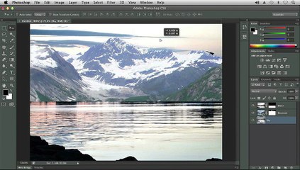How to use the Gradient Tool to Combine Picture Elements into a New Picture