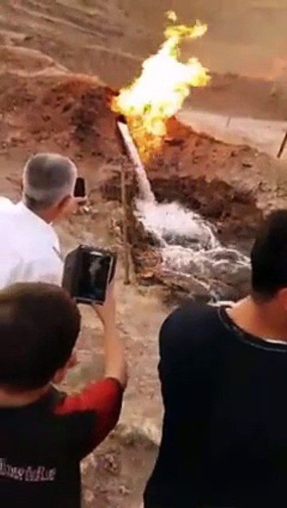 fire in water