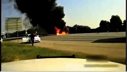 RAW: Dashcam Captures Moment Fatal Plane Crash on Atlanta Highway