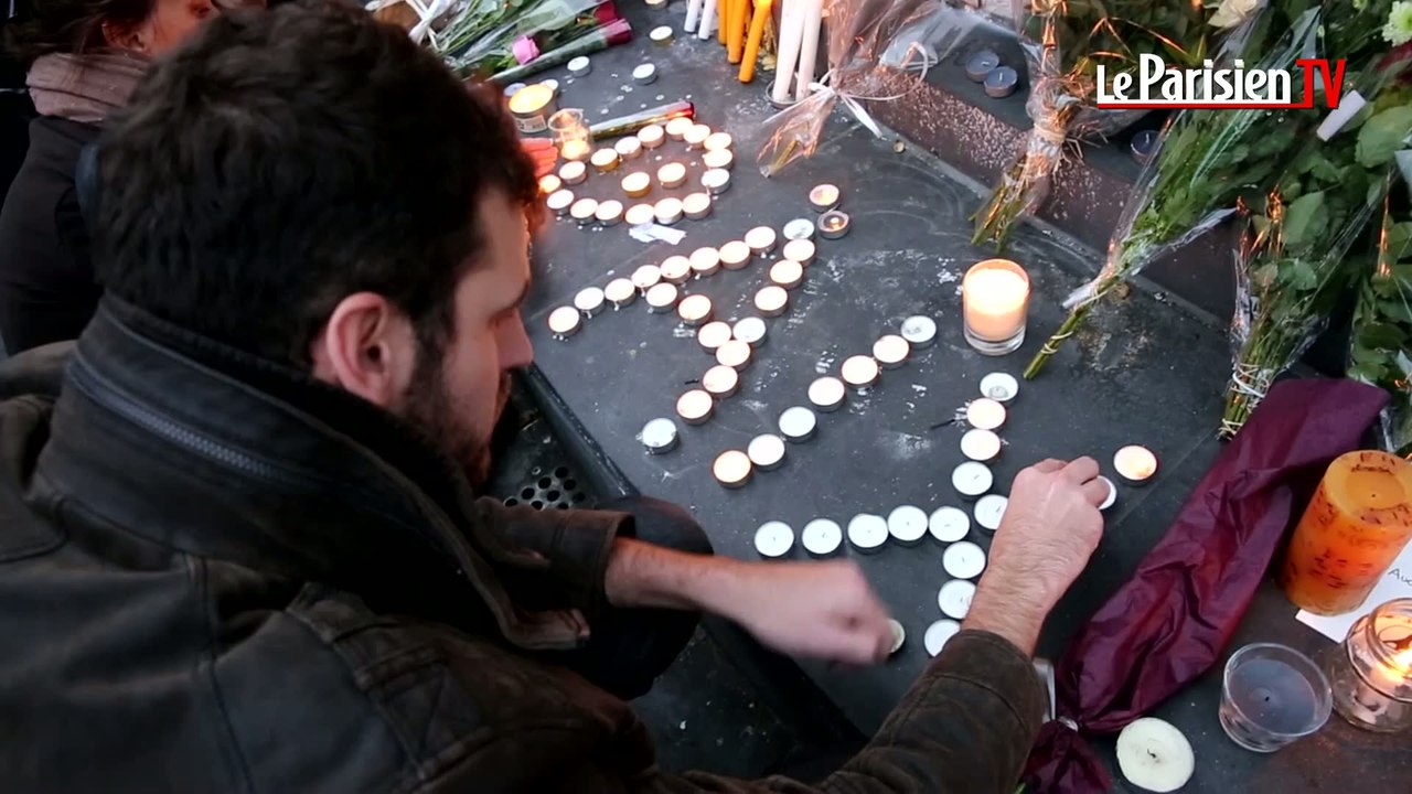Attentats à Paris : rassemblement spontané Place de la République