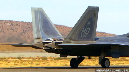 2012 Reno Air Races F 22 Raptor Demo Team & Heritage Flight (Friday)