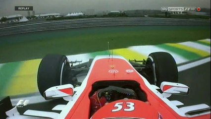 Formula 1 2015 Brazil Rossi Spins FP2