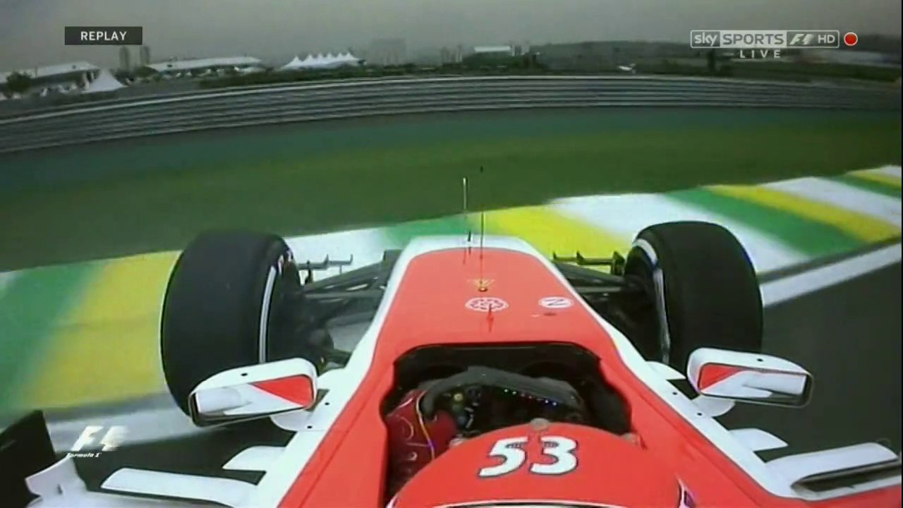 Formula 1 2015 Brazil Rossi Spins FP2