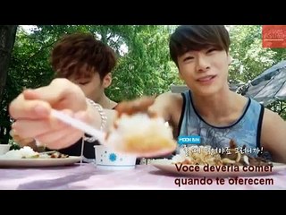 [ASTRO PLAY] 먹방 라키&문빈 Legendado PT-BR