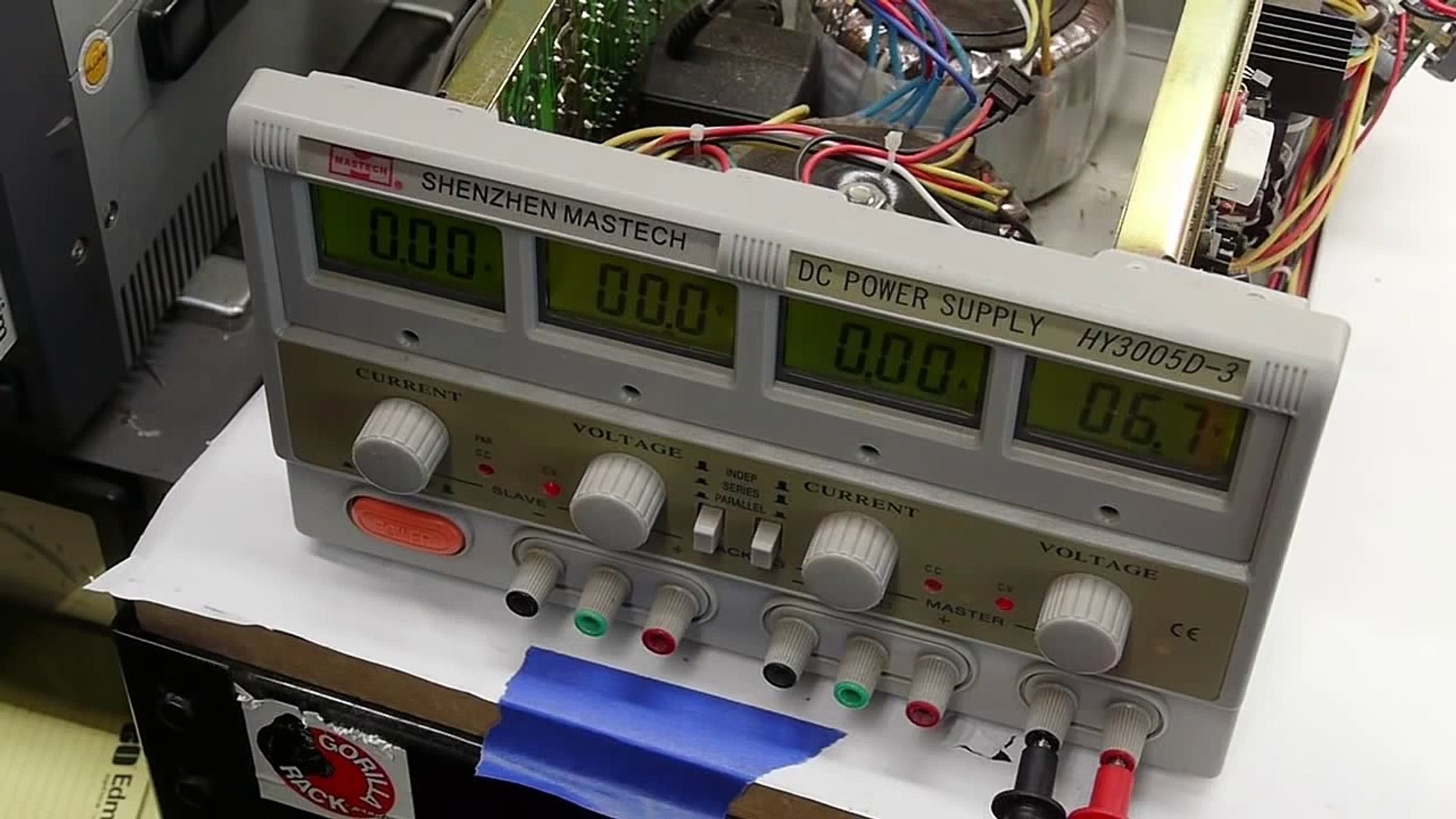Repairing the 5V output from a Mastech HY3005D-3 (cheap import) power supply  - video Dailymotion
