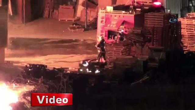 Su dolum tesisi alevlere teslim - hlas Haber Ajans