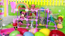 Play Doh Surprise Eggs Frozen Barbie Park Peppa Pig Disney Princess Sofia The First Toys G