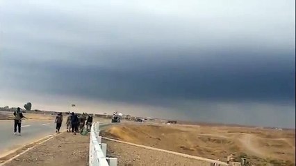 Terrifying car bomb shock wave caught on video in Iraq