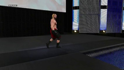 WWE 2K15 Seth Rollins as Brock Lesnar