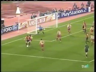 AS Roma 3-0 Barcelona 2001/2002 Champions League (Highlights)
