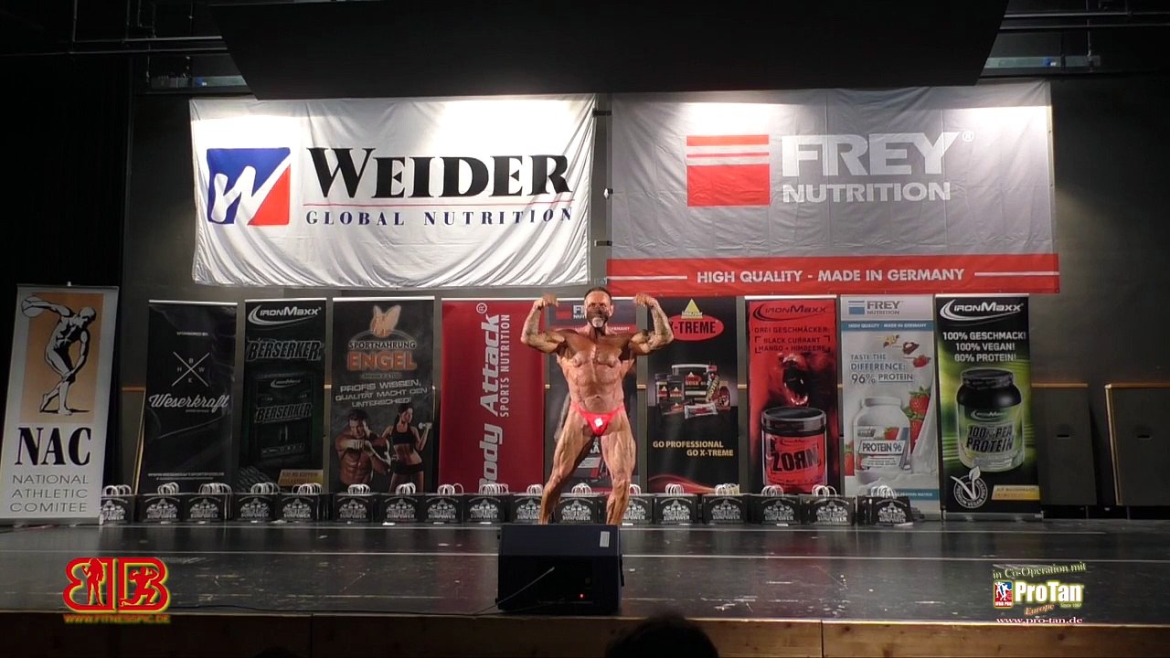 Int. Süddeutsche Meisterschaft NAC 2015 - Body Over 50 #Kür #Posedown
