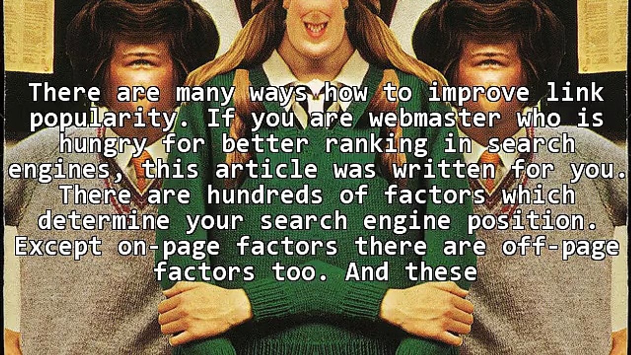 The Best Way How To Improve Link Popularity