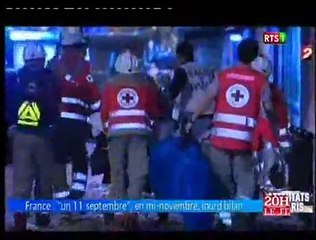 Journal Télévisé de la RTS1 du Journal du Samedi 13 Novembre 2015 (Édition du soir)