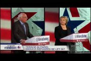 #Bernie and O'Malley on refugees. O'Malley brags he was 