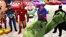 ★ Hulk Play with Spiderman, Batman, Ironman ★ Lightning McQueen Pixar Disney Cars & Nurser