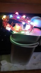 usb copper string light colorful