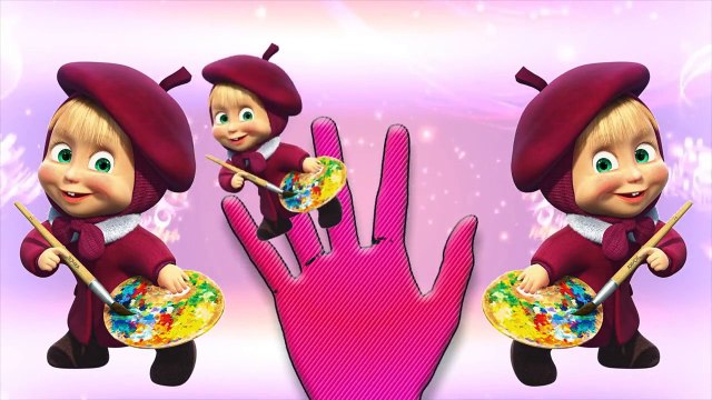 Masha and The Bear Cartoons Finger Family Children Nursery Rhymes | Inside Out Finger Fami