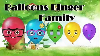 Balloon Finger Family Song | Finger Family Song For Children & English Childrens Songs