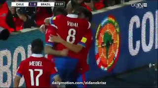 Chile vs Brazil 2 0 Goles y Resumen Completo Del Partido 08.10.2015
