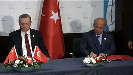Treaty Signing Ceremony between Turkey and China 2015