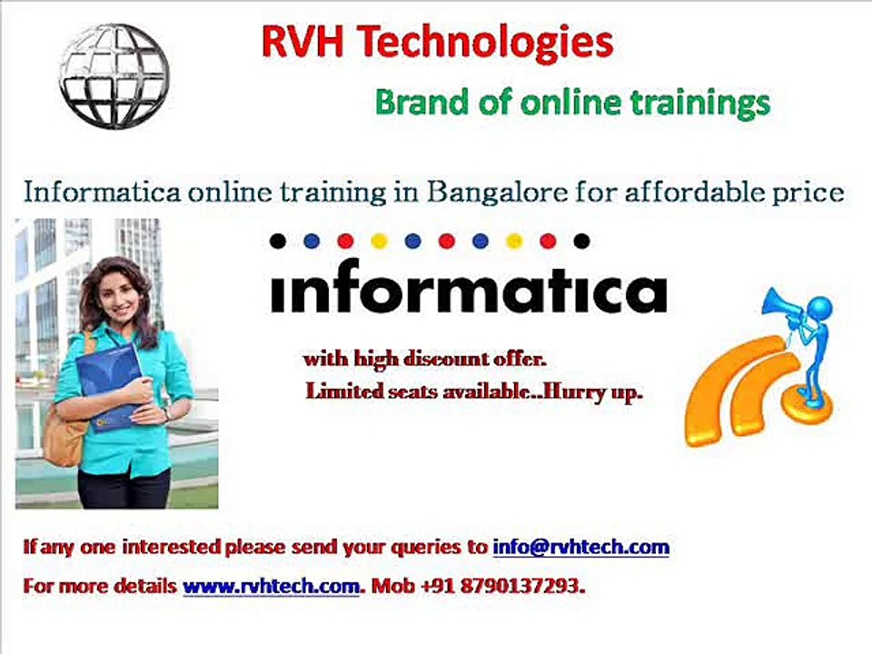 Informatica online training in banglore for affordable price