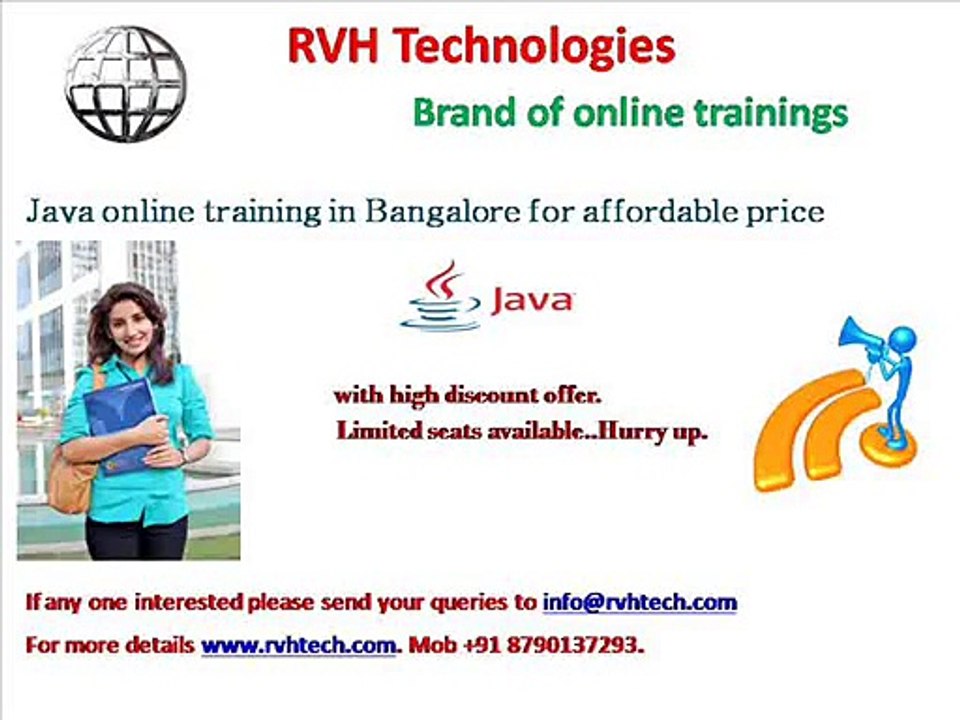 Java online training in banglore for affordable price