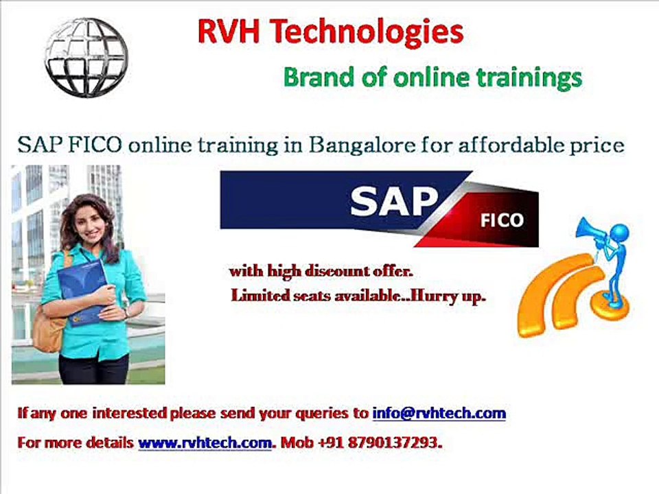 SAP FICO online training in banglore for affordable price