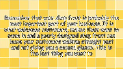 Important Consideration When It Comes To Your Shopfront Installation