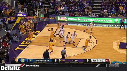 Highlights - Ben Simmons Vs Mcneese State  - 13.11.2015 - 11 points, 13 rebonds, 5 passes, 2 contres!