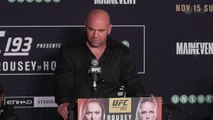 Dana White reacts to Holly Holm's stunning win at UFC 193