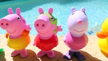 Nickelodeon Peppa Pig Bath Squirters Pool Party with George, Dinosaur and Suzy Sheep DisneyCarToys